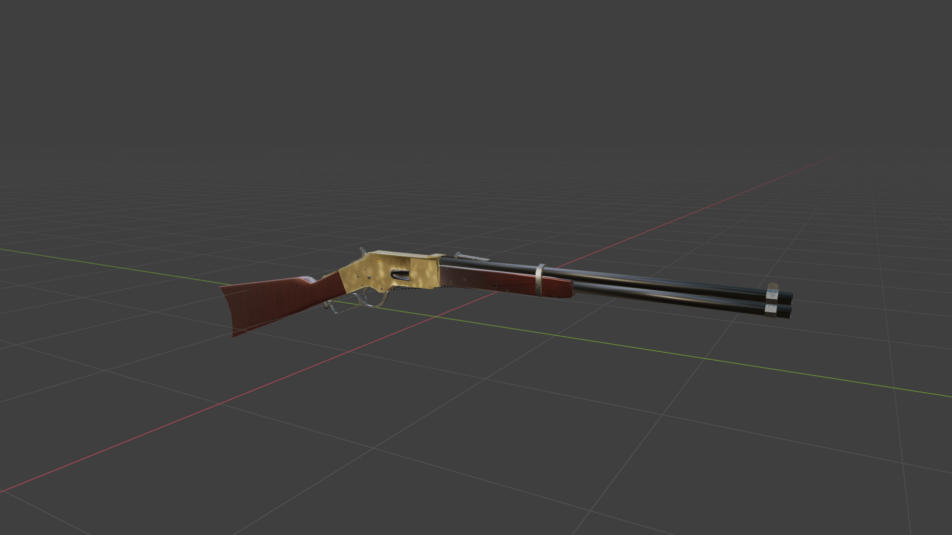 Winchester 1886 Yellowboy Trapper (LOW-POLY) preview image 4